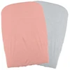 Image de Domiva Lot 2 Housses Matelas A Langer - Peche/perle