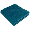 Image de Couverture boudoir - DOMIVA - Paon - 75 x 100 cm - Velours côtelé douce et chaude