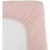 Image de Drap Housse Lange - Domiva - 70x140 Cm - Vieux Rose - Gaze De Coton