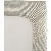 Image de Drap Housse Lange - Domiva - 60x120 Cm - Rayures - Gaze De Coton