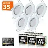 Image de Spots LED Dimmable 7W Blanc Neutre - LAMPESECOENERGIE - GU10 - Encastrable