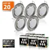 Image de Spot LED encastrable - LAMPESECOENERGIE - SMART DIMMABLE - 7W - Blanc Chaud - Alu Brossé