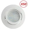 Image de Spot Led Encastrable Blanc Orientable - LAMPESECOENERGIE - Lot de 50 - LED - Non compatible variateur