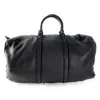 Image de Sac de voyage en cuir italien KARNAK Noir - OH MY BAG - Grand - Déperlant