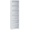 Image de Bibliothèque / Étagère H. 198 x L. 54 cm décor blanc - MARIA Meubletmoi