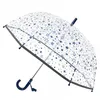 Image de SMATI Parapluie enfant transparent Étoiles Bleu - Bleu - 71 x 67 cm