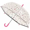 Image de SMATI Parapluie cloche enfant transparent Licorne - Rose - 71 x 67 cm