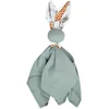 Image de Doudou Lapin En Gaze De Coton - Safari Sevira Kids