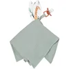 Image de Doudou Lapin Attache Tétine En Gaze De Coton - Safari Sevira Kids