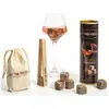 Image de Boite Cadeau 6 Pierres A Vin +pince Hetre On The Rocks - Cpv