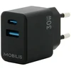 Image de Mobilis 001362 Caricabatterie Per Dispositivi Mobili Universale Nero Ac Auto