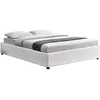 Image de Lit Coffre 140 X 190 Cm Blanc Kennington