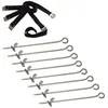 Image de Kit D'ancrage Au Sol Pour Trampoline Gris 24
