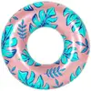 Image de Bouée Gonflable Xxl Plantes Tropicales Rose Ø130 Cm