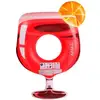 Image de Bouée Gonflable Xxl Cocktail Passion Rouge 158 X 110 Cm
