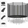 Image de Trampoline Deluxe Ø305cm Noir Ø 10ft / 305 Cm
