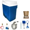 Image de Adoucisseur deau sans électricité 1000 L/h 1 à 4 personnes Simplex Ultra Compact Complet avec Kit dinstallation