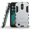 Image de Housse Etui Coque Rigide Anti Choc Pour Lg K10 (2017) + Verre Trempe - Argent