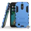 Image de Housse Etui Coque Rigide Anti Choc Pour Lg K10 (2017) + Verre Trempe - Bleu Clair
