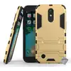 Image de Housse Etui Coque Rigide Anti Choc Pour Lg K10 (2017) + Verre Trempe - Or