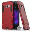 Image de Housse Etui Coque Rigide Anti Choc Pour Samsung G955f Galaxy S8 Plus + Film Ecran - Rouge