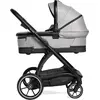 Image de Poussette Muuvo Trick Set 2 En 1 Nacelle Utilisable Dès La Naissance Steel Gris Multicolor
