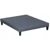 Image de Sommier En Bois Tapissier Kit 180x200 Cm Coloris Gris Ciment Livré En Kit