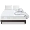 Image de Pack Châtelet 160x200 cm Matelas Mousse + Sommier Bois + Accessoires