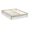 Image de Sommier à lattes en bois Lino 140x200 cm Coloris Beige Livré en kit