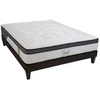 Image de Ensemble Matelas Moelleux 25cm À Mémoire De Forme Et Sommier 30cm En Bois Tivoli-140x200