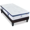 Image de Ensemble Suite Présidentielle 90x200 cm Matelas Mousse + Sommier Bois