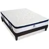 Image de Ensemble Suite Presidentielle 140x190 Cm Matelas Mémoire De Forme + Sommier Bois