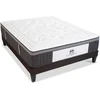 Image de Ensemble Suite Imperiale 140x190 Cm Matelas Ressorts Ensachés + Sommier Bois