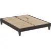 Image de Sommier en kit en kit tissu gris anthracite - 160x200 cm Made in Belgique