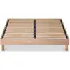 Image de Sommier en kit à lattes couleur bois naturel 140x200 Made in France