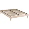 Image de Sommier en kit à lattes couleur bois naturel 160x200 Made in France
