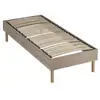 Image de Sommier en kit à lattes couleur bois naturel 90x200 Made in France