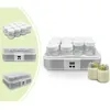 Image de Yaourtière - LEOGREEN - 12 Pots - 0 21 L par pot - 21 5 W - Minuteur 0-15h