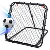 Image de Leogreen Filet de Rebond de Football Ajustable Angle réglables rebondeur pour Football 84 x 84 cm