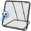 Image de Filet de Rebond de Football Ajustable Angle réglables rebondeur pour Football Rebondisseur Football Enfants et Adolescents 124x124cm