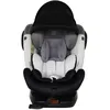 Image de ZELI Siège-auto évolutif i-Size pivotant 360° enfants de 40 à 150 cm 0-36 kg Isofix Top Tether Gris sans canopy