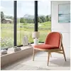 Image de Suzette - fauteuil style vintage en bois massif et velours, 1 place