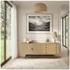 Image de Lalala - buffet bas en chêne, cannage, métal, 2 tiroirs, 2 portes, 170 cm