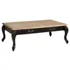 Image de Marianne - table basse style shabby chic en bois massif, 4 tiroirs, bois certifié fsc®