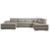 Image de Vermont - canapé panoramique d'angle droit - 7 places - xxl - lisa design - beige VERMONT