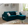 Image de Astoria - Canapé D'angle Réversible - Convertible Avec Coffre - Style Contemporain- 4 Places - Bleu Canard