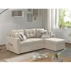 Image de Astoria - canapé dangle réversible - convertible avec coffre - style contemporain- 4 places - Beige