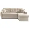Image de Astoria - canapé d'angle réversible - convertible avec coffre - style contemporain- 4 places - best mobilier - beige ASTORIA