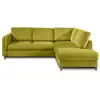 Image de Brooke - canapé d'angle droit - convertible - 5 places - en velours - lisa design - vert olive BROOKE