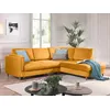 Image de Brooke - Canapé D'angle Droit - Convertible - 5 Places - En Velours - Jaune